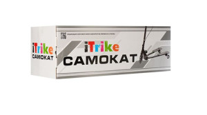 Самокат - ножницы iTrike JR 3-017, инерционный, 3-х колесный